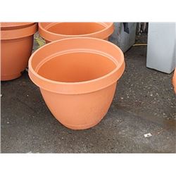 NEW PLANT POTS - BOTTOM DRIP PAN DAMAGED - AS -IS 21"D X 17"T
