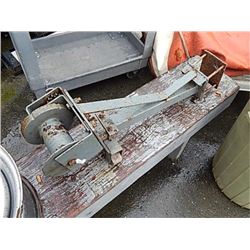 BOAT TRAILER WINCH AND STAND