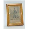 Image 1 : A GEORGE BAXTER PRINT, 'Copper Your Honour', in a period birds eye maple frame, 15cm x 10cm  30-4...