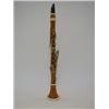 Image 1 : A BOXWOOD CLARINET, Percival Woods Patent, ivory and bone trim, makers' mark impressed, length 48...