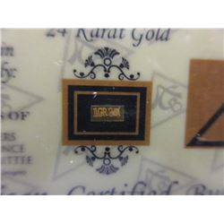 2 x .9999 Fine Gold Bullion Bars - 2016 Mint