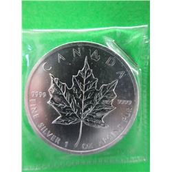 1 Oz. - .9999 Fine Silver "Canada Maple Leaf" Coin