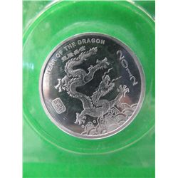 1/2 Oz. Silver "Year of the Dragon" Round - 2012