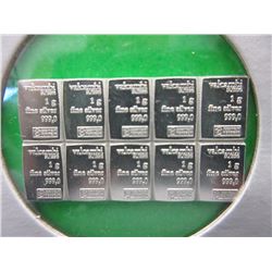 .999 Fine Silver "Valcambi Suisse Mint" Bar