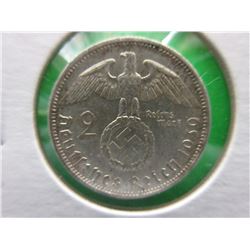 WWII Nazi German Eagle & Swastika Coin