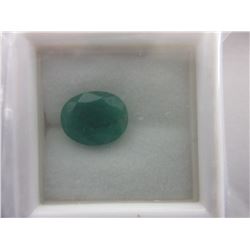 2.87 CT "Natural Oval Cut" Emerald Gemstone