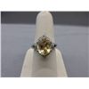 Image 1 : 2.4 CT Oval Citrine Dinner Ring