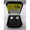 Image 2 : New -  .925 Silver & Pave Set Diamond Earrings
