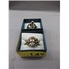 Image 2 : 2 Solid Bronze Cast Biker Rings