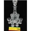 Image 1 : Pinwheel crystal decanter & glasses