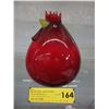 Image 1 : Red Art Glass Rooster