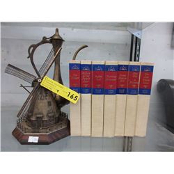 Vintage windmill, books & more