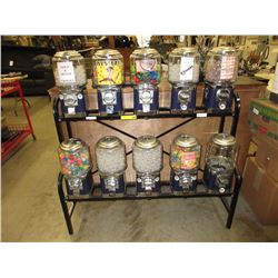 Beaver "10 Head" gum ball machines