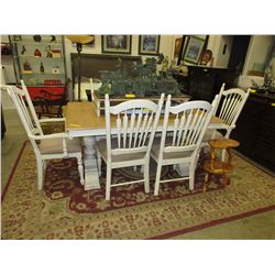 NEW - 9 Piece "Farm House Style" dining set