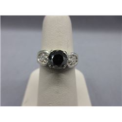 1.91 CT Black Diamond Solitaire Ring