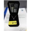 Image 2 : Black Diamond Solitaire Pendant with 20" Chain