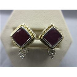 New - Ruby & Diamond-set Earrings