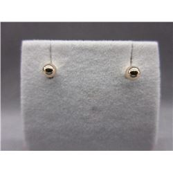 New - 14KT Yellow Gold Ball Stud Earrings