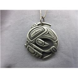 First Nations motif Pewter Pendant