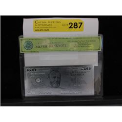 .999 Silver Foil Novelty Bank Note