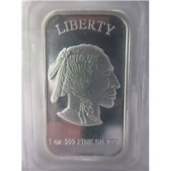 1 Troy Oz.- Silver Towne .999 Silver Investors Bar
