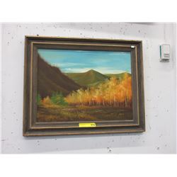 Signed oil painting