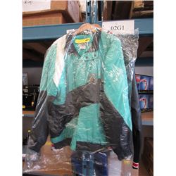 2 Jackets with sport logos