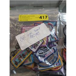 50 New Girl Scout patches