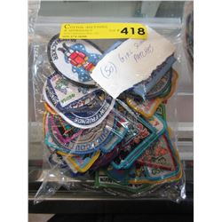 50 New Girl Scout patches
