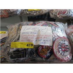 Lot of 500 + assorted new patches