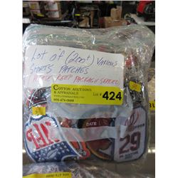 Lot of 200 + Assorted new sports patches
