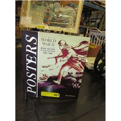 Coffee table book of WWII posters - used