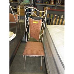 4 Used dining chair with metal frames