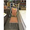 Image 1 : 4 Used dining chair with metal frames