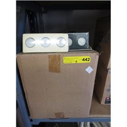 2 Cases of new ceramic candle holders