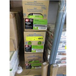 3 Cases of assorted nails