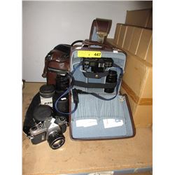Vintage cameras & accessories