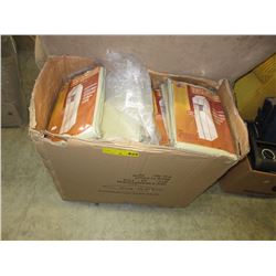 Case of new hanging garment closets