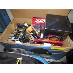 Box of Star Trek memorabilia
