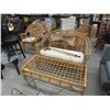 Image 1 : Vintage 10 Piece Rattan Dining Set