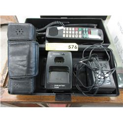 Vintage car phone & cell phone