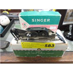 2 Vintage Singer sewing machine attachments
