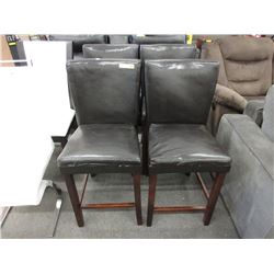 4 Counter height chairs - used