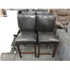 Image 1 : 4 Counter height chairs - used