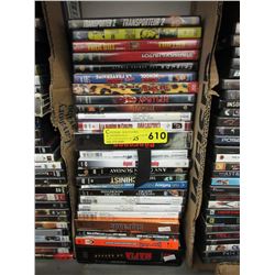 25 DVD movies - used