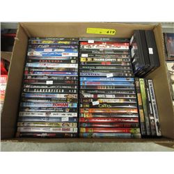 50 Movie DVDs - used