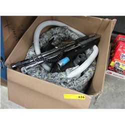 Power head for a built in vacuum cleaner