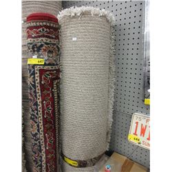 Used beige shag carpet
