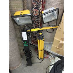 Shop lights & power bar - used