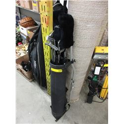 Used golf clubs & carrying case
